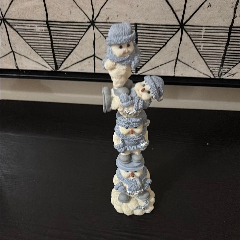 Snow buddies Snowman Figurine Stack